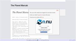 Desktop Screenshot of marcabplanet.n.nu