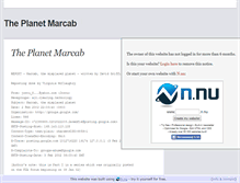 Tablet Screenshot of marcabplanet.n.nu